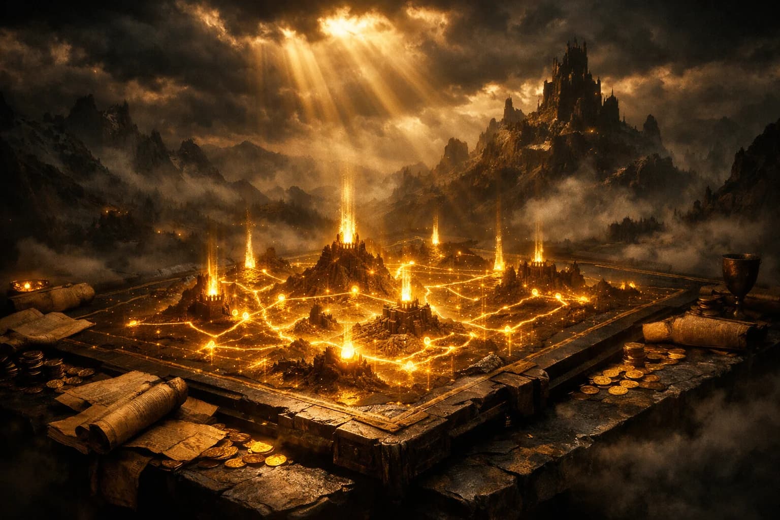 Strategische Übersichtskarte – GuildScout Aktivitätsstatistiken